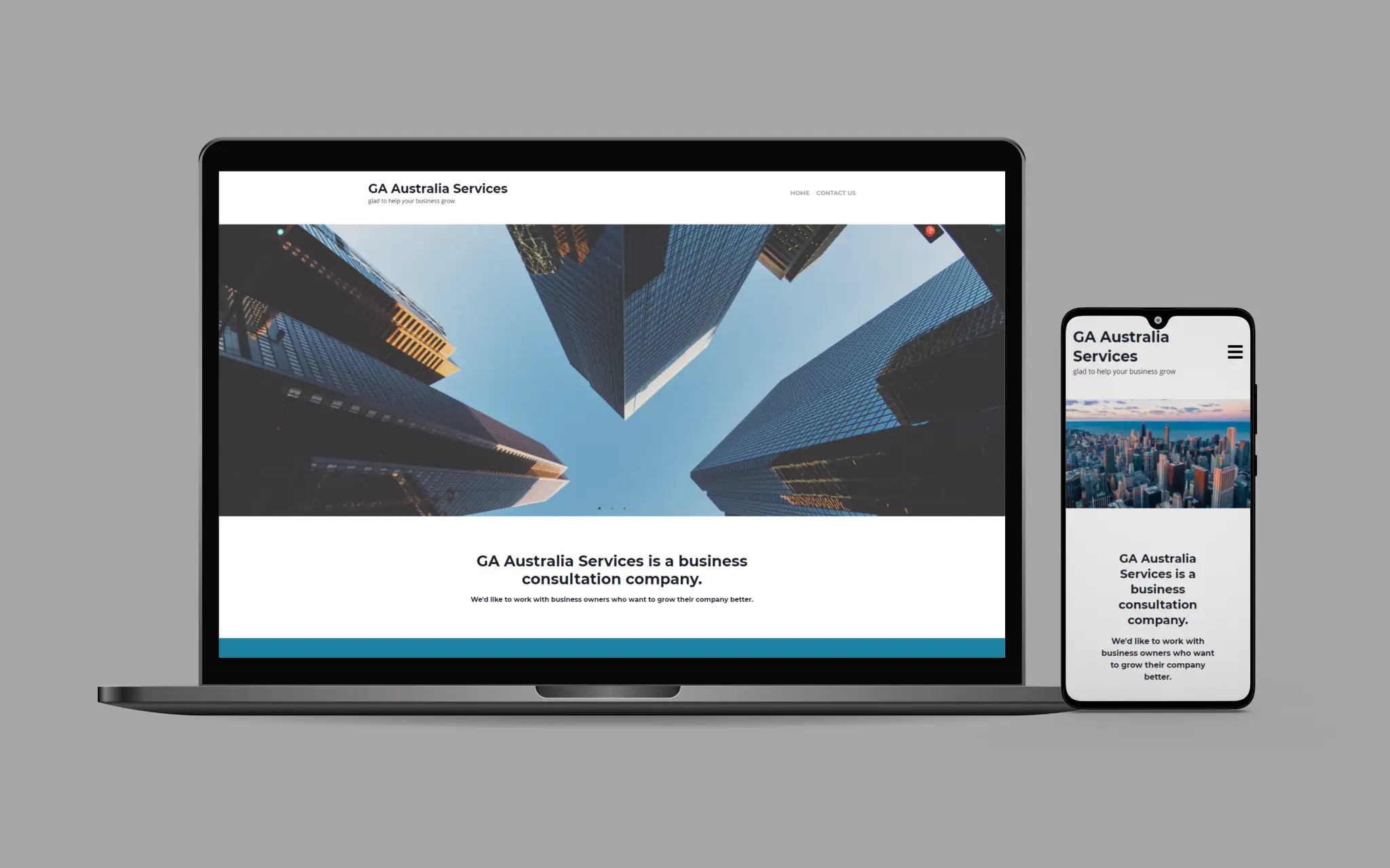 GA Australia Services Landing Page