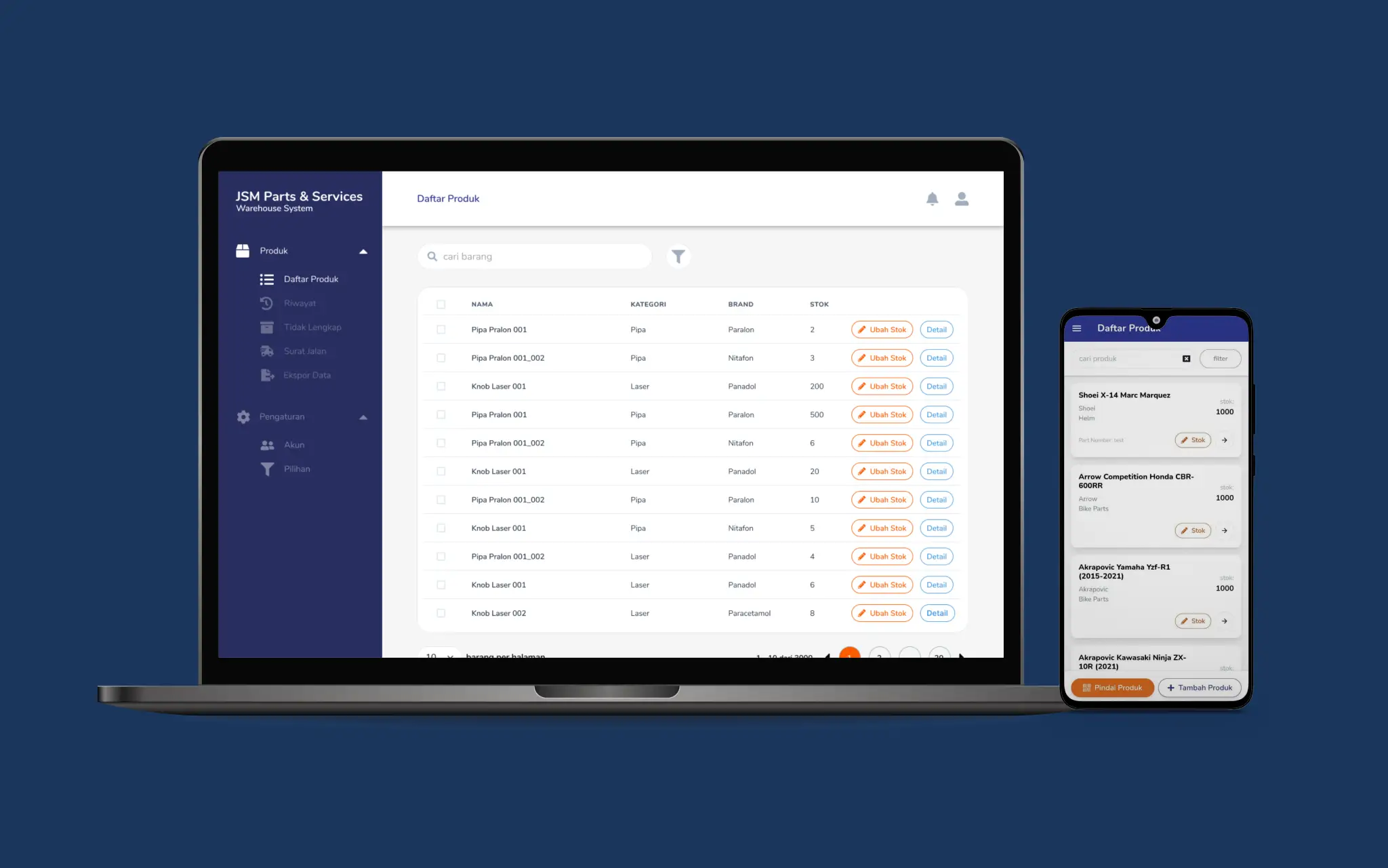 JSM Warehouse System